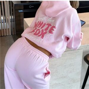 White Fox Boutique Pink Hoodie XXXS